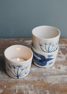  Bird & Hogweed Tealight Holders by Steven Jenkins