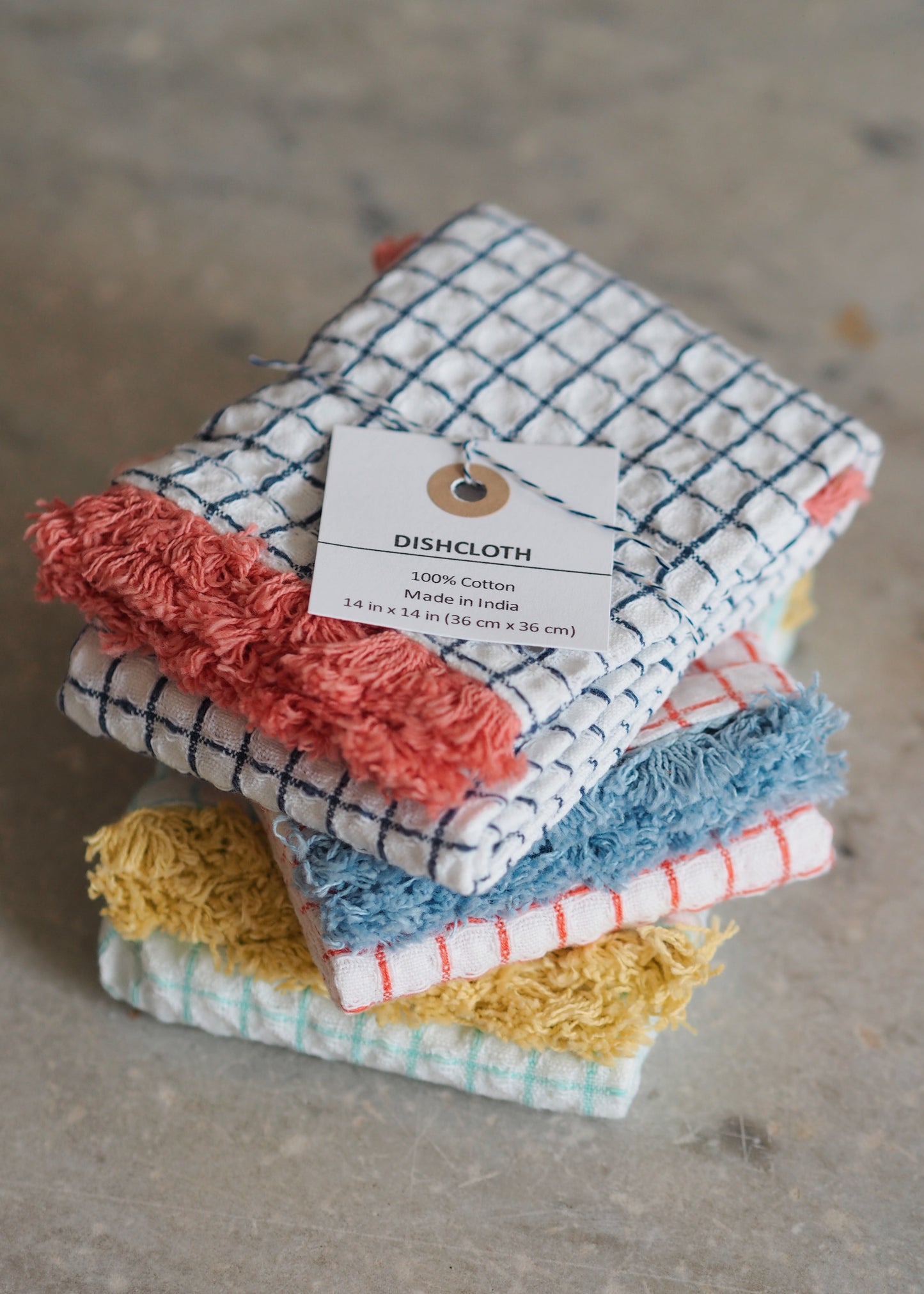 Cotton Waffle Dishcloth - The Botanical Candle Co.