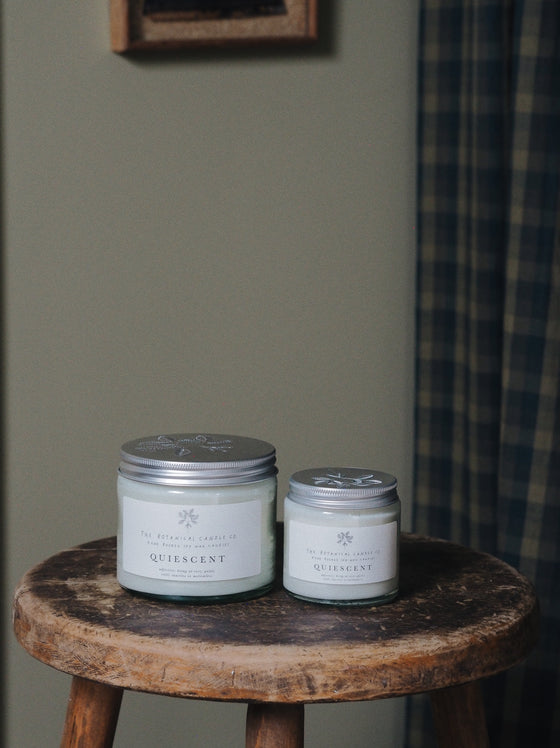 Q U I E S C E N T®  Soy Wax Candle - The Botanical Candle Co.