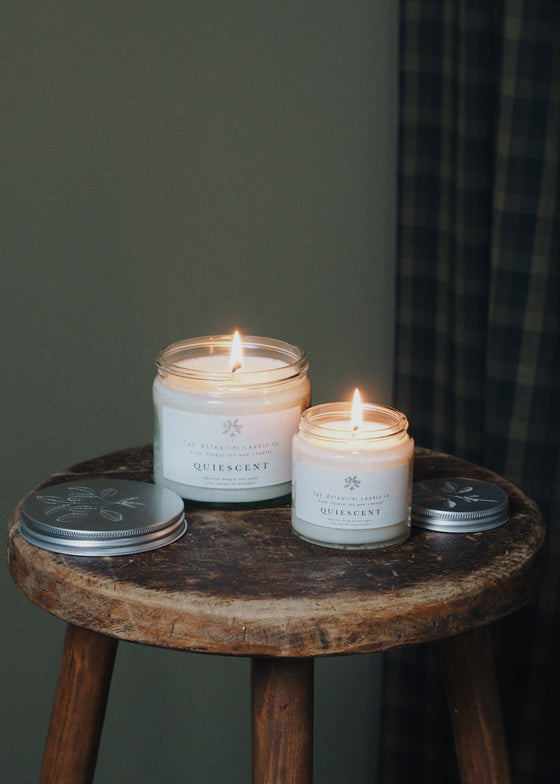 Q U I E S C E N T®  Soy Wax Candle - The Botanical Candle Co.