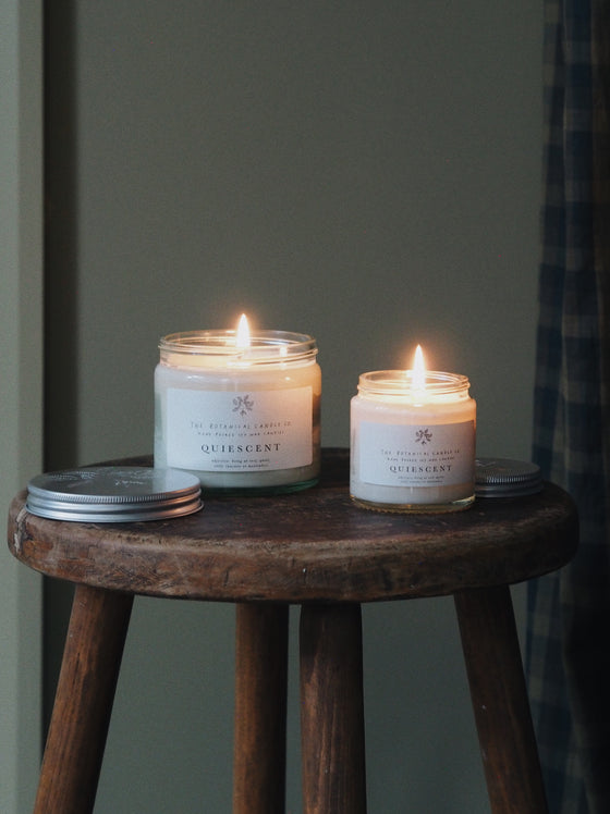 Q U I E S C E N T®  Soy Wax Candle - The Botanical Candle Co.