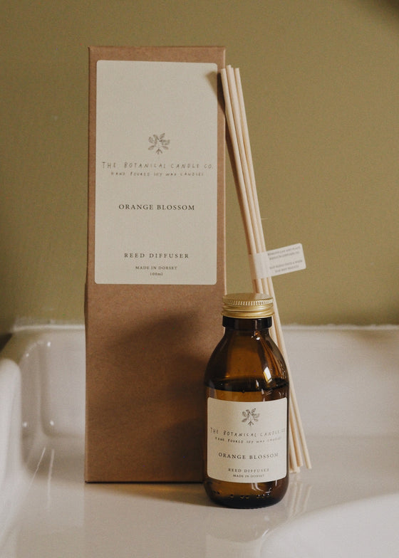 Orange Blossom Reed Diffuser - The Botanical Candle Co.