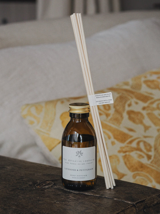 Lavender & Petitgrain Reed Diffuser - The Botanical Candle Co.