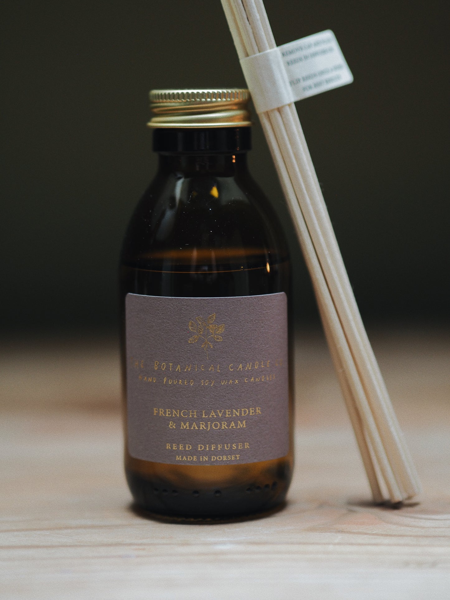 French Lavender & Marjoram Reed Diffuser - The Botanical Candle Co.