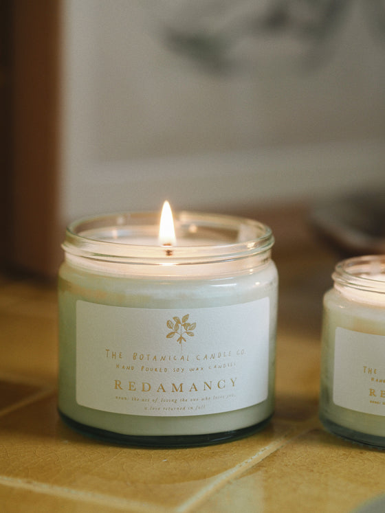 R E D A M A N C Y® Soy Wax Candle - The Botanical Candle Co.