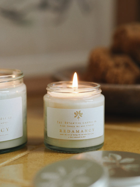 R E D A M A N C Y® Soy Wax Candle - The Botanical Candle Co.