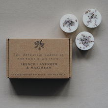  12 French Lavender & Marjoram Scented Botanical Soy Wax Melts - The Botanical Candle Co.