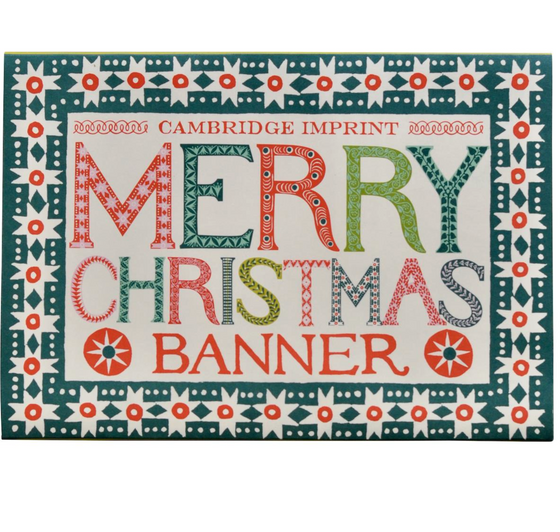 Cambridge Imprint Merry Christmas Banner