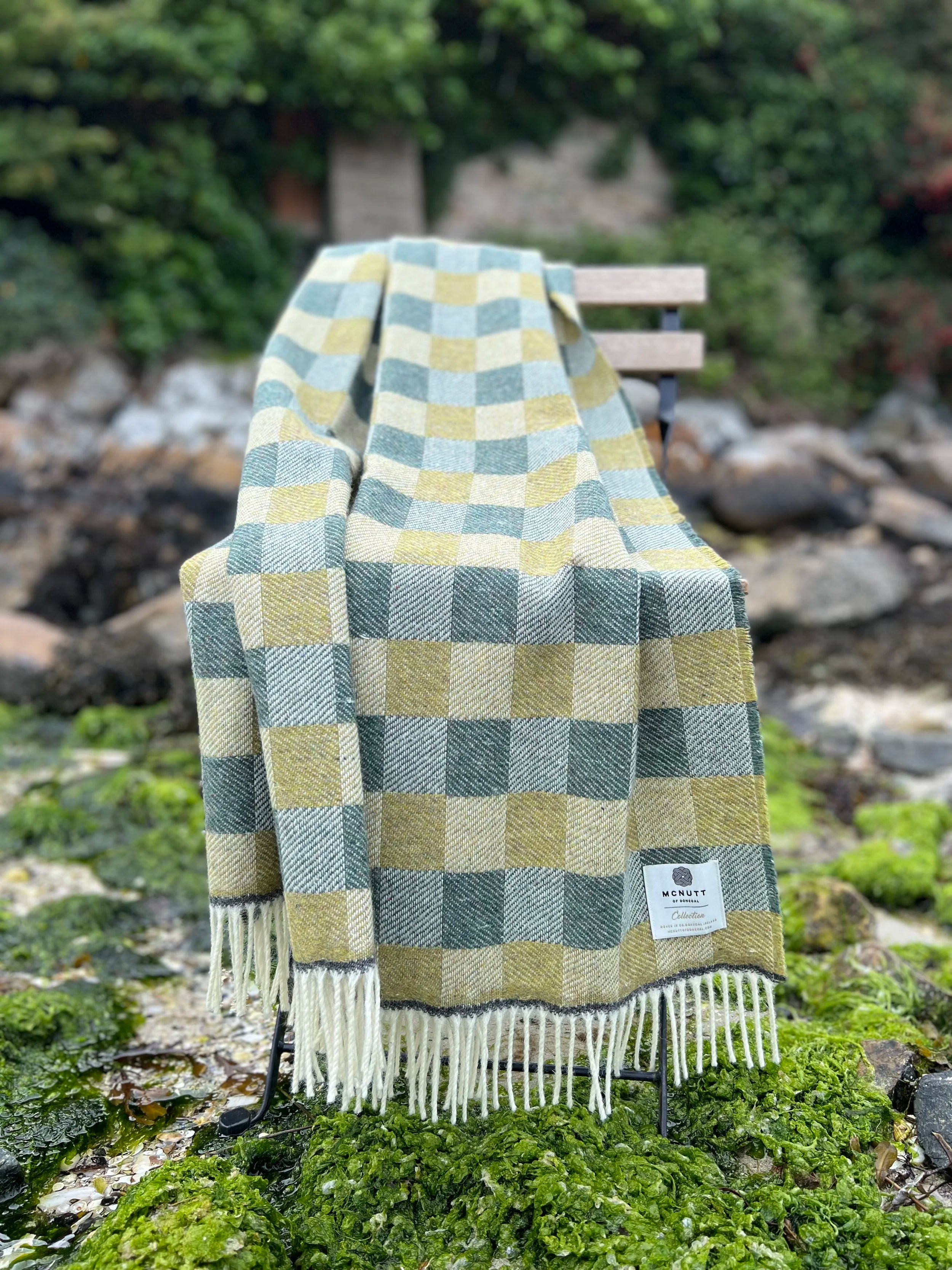 Shamrock Blanket by McNutt of Donegal – The Botanical Candle Co.