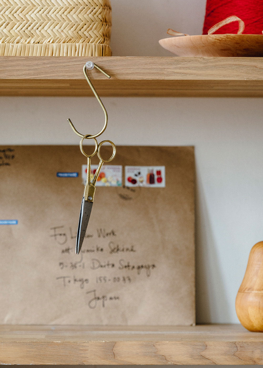 Small Brass Scissors - The Botanical Candle Co.