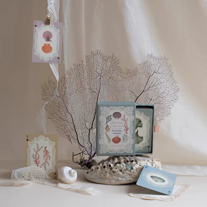 Specimens of the Sea Single Playing Card Deck - The Botanical Candle Co.