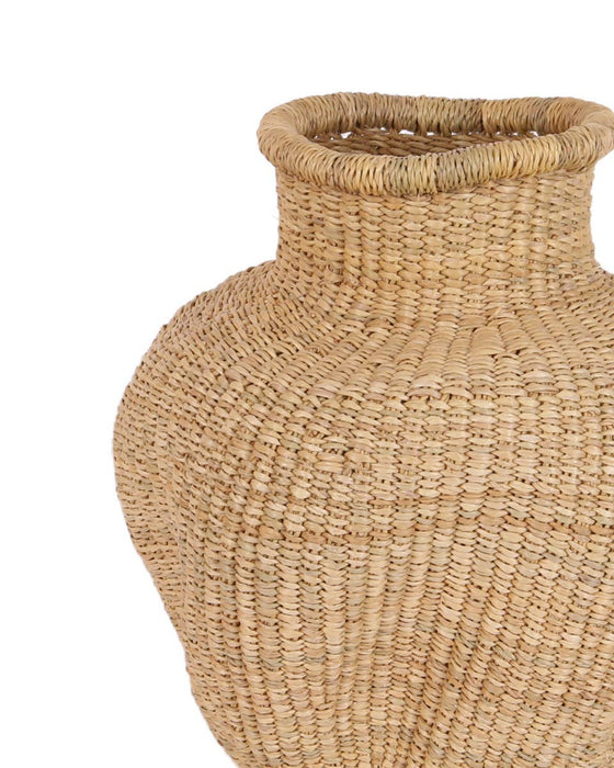 Natural Wavy Dancing Pot Basket
