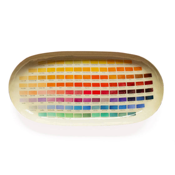 Oval Enamel Tray - Nomenclature of Colours