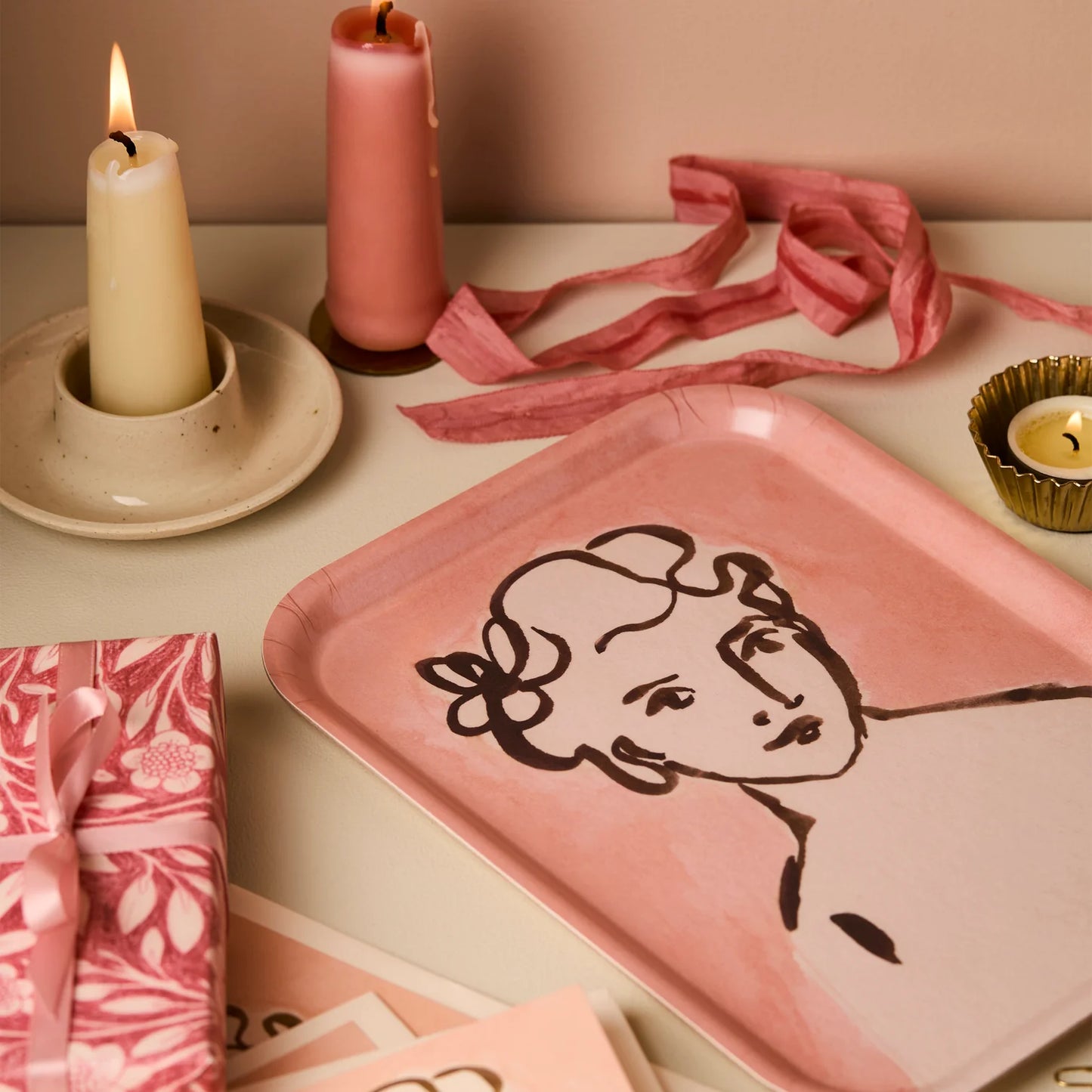 Wanderlust Divine Lady Tray (small) - The Botanical Candle Co.