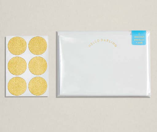 Hello Darling Notecards (Set of 6)