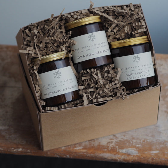 The Floral Collection Gift Box - The Botanical Candle Co.