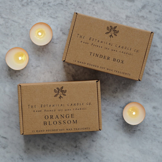 3 Month Soy Wax Tealights Subscription - The Botanical Candle Co.