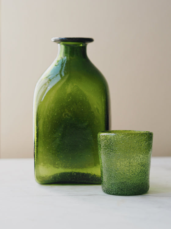Olive Green Carafe by La Soufflerie - The Botanical Candle Co.