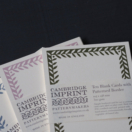 Cambridge Imprint Postcards (packs of 10) - The Botanical Candle Co.