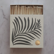  White Fern Letterpress Printed Luxury Matches - The Botanical Candle Co.