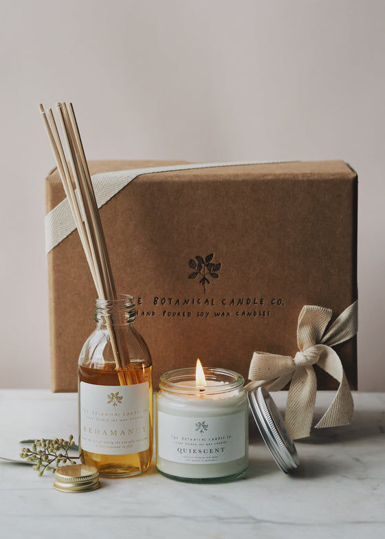 The Scented Duo Gift Box - The Botanical Candle Co.