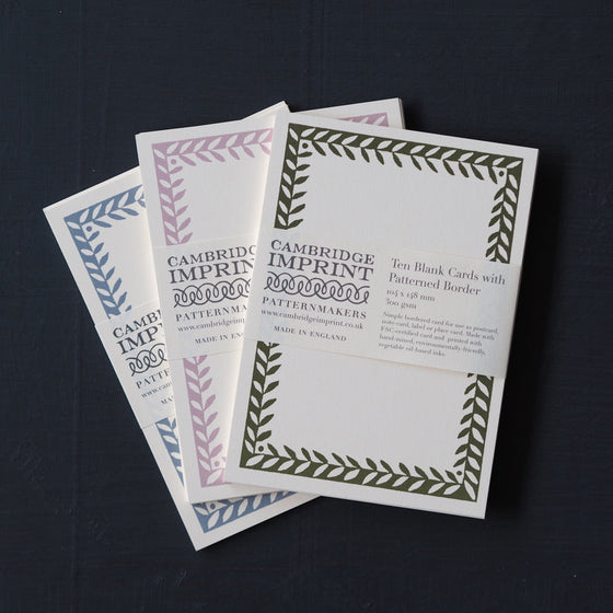 Cambridge Imprint Postcards (packs of 10) - The Botanical Candle Co.