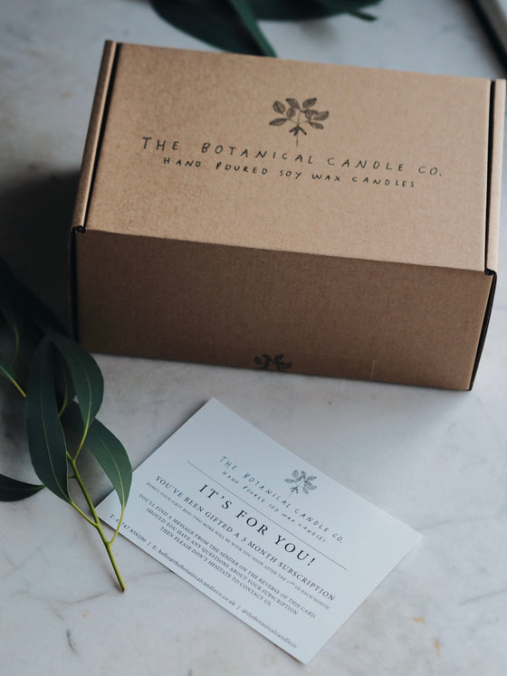 3 Month Ultimate Candle Subscription - The Botanical Candle Co.