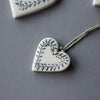 Handmade Heart Ceramic Decorations - The Botanical Candle Co.