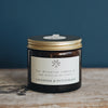 Lavender & Petitgrain Scented Soy Candles in Amber Jars - The Botanical Candle Co.