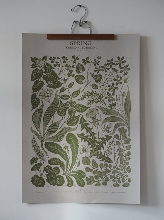 Isla Middleton Seasonal Foraging Posters - The Botanical Candle Co.
